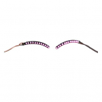 LED ripsmed v&otilde;luv silmapliiats Halloween unikaalne valgusega s&auml;rav silmalaugude teip pidudele &ouml;&ouml;klubide baar valge