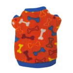 S&uuml;gistalvine soe fliisist lemmikloomamantel v&auml;ikesele koerale, kassile pullover kutsika higivest &Uuml;markaelus Multifilm Prinditud riided pidžaamad XS oranž