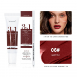 Ibcccndc kolm-&uuml;hes huulel&auml;ige, multifunktsionaalne lauv&auml;rv, p&otilde;sepuna, huulel&auml;ige, sametine matt s&auml;delev lauv&auml;rv ja huulepulk 02