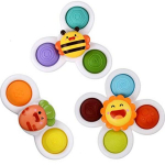 Joy Kids P&ouml;&ouml;rlev iminapp P&ouml;&ouml;rlev k&otilde;risti Spinner Vanni m&auml;nguasi M&auml;nguasi 3-osaline komplekt Mesilane Korea lastem&auml;nguasjad