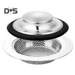 Roostevabast terasest k&ouml;&ouml;givalamu kurn Blokeerumisvastane juuksep&uuml;&uuml;dja ​​kraanikauss pr&uuml;gi &auml;ravoolu &auml;ravoolukork Vannituba vann du&scaron;&scaron; &auml;ravoolu p&otilde;randafilter h&otilde;be