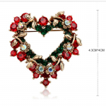 Armas j&otilde;ulukink Ehted Rhinestone emailiga sulamist prossin&otilde;el naistele. Kingitus