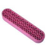 Silikoonk&uuml;&uuml;nte pliiatsihoidja meigipintsliga kuvamisalus S&auml;ilituskohver Laua korraldaja roosa