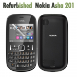 Renoveeritud Nokia Originaal Nokia Asha 201 Mobiiltelefon 1 SIM-kaardiga No charger must