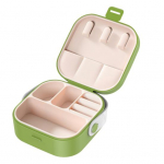 Ehete hoiukarp Tolmukindel kaelakee s&otilde;rmuse kaitsekarp Kaasaskantav ehtepaber kodureisiks roosa