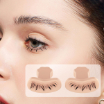 2 Pcs Eyelash Stamp Templates with Handle, under Stamper, DIY Bottom Template for