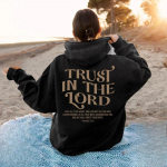 Esteetiline kristlik dressipluus Piibli salm Hoodie Naiste religioossed pusad Usaldus Jumalasse Pullover Faith Parimad kristlikud kingitused M