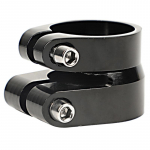 Vastupidav jalgrattaistme posti klamber alumiiniumsulamist klamber 31,8 mm/34,9 mm vastupidava kihiga klambriga istme toru krae Hoidke post kindlalt