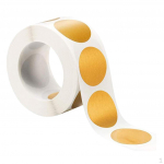 300 tk j&otilde;upaberist kuldse kriimustatava etiketi pitseri kleebised