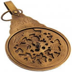 Brass Astrolabe 20,32 cm Inglise gloobuse navigatsiooni mere astroloogiline kalender