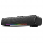 ONIKUMA joodav traadita Bluetooth-k&otilde;lar RGB-taustavalgustusega kaks k&otilde;larit teleri jaoks arvuti kodukino arvutim&auml;ngud USB/C-t&uuml;&uuml;pi/Bluetooth Connect must