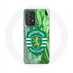 Samsung Galaxy A52 &uuml;mbris scp sportliku portugali rohelise taustaga