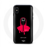 Coque Iphone XS Max Squid Game face square