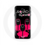 &Uuml;mbris Samsung Galaxy J5 2017 Squid Game Maskide jaoks, ruudukujuline kolmnurk ja ring