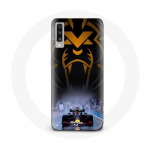 Musta v&auml;rvi &uuml;mbris Samsung Galaxy A50 vormel 1 Sebastian Vetteli F1 v&otilde;idus&otilde;itjale