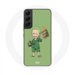 Coque pour Samsung Galaxy S21 FE One piece Manga Roronoa Zoro