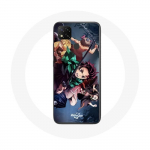 Coque pour Xiaomi Redmi 9C Tanjiro Nezuko et Inosuke Slayer Kimetsu no Yaiba Manga