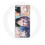Coque pour Samsung Galaxy A51 Tanjiro Inosuke et Zenitsu Demon Slayer Kimetsu no Yaiba Manga