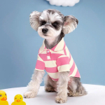 Puppy Polo T-shirt for Small Medium Dogs Summer Clothes Pet Cat Vest Shih tzu Yorkies Chihuahua Pug Costumes Dog Accessories XS punane