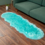 Pehme kunstkarusnahast kohev vaip Kaasaegsed tugitoolid elutoa kaunistamiseks Matid Tualettlaud Tatami Magamistoa Salongi Pikad Juuksevaibad 1.0P Shape 65x102cm