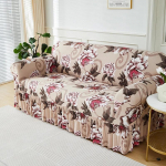Elutoa elastne diivani kate Prinditud diivani kate L-kujuline diivani m&ouml;&ouml;bli kaitsekate Magamistoa kodukaunistusega diivanikate XLarge(235-300cm)1PC