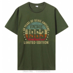 Old Gifts Vintage 1963 Limited Edition Birthday T-shirt Sayings Graafiline T-s&auml;rk Perekonnale sobiv naiste Unisex puuvillane riietus L