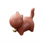 Kassi tualettruumi poltkorgid Dekoratiivsed kassikonn keraamilised katted J&auml;&auml;-pragune viimistlus Vana-Hiina sinine ja valge Hiina n&otilde;ud Tehnoloogia Vannitoa kaunistused A