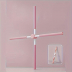 1 tk Yoga Cross Body Stick, k&uuml;&uuml;rakas ja halva kehahoiaku korrigeerija, sobib keha vormimiseks, fitnessiks roosa