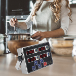 Digital Kitchen Timer Multi Channels Baking Clock Restaurant timers for Home 4 Channels