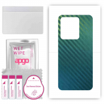 apgo Protective Skin Sticker for the back compatible with Vivo V25 5G, Wrap Film, Foil, Vinyl - Pattern Carbon Chameleon CAKA1