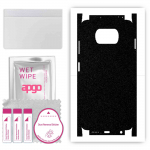 apgo Protective Skin Sticker for the back+sides compatible with Xiaomi Poco X3, Full Wrap Film, Foil, Vinyl - Pattern Matte Black