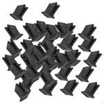 100 Pieces Greenhouse Film Clamps Shading Net Clips Sturdy for 2mm to 5mm Steel Wire Tarp PP