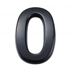 3D majanumber isekleepuv lihtne paigaldus 0-9 kaasaegne t&auml;navaukse kodu aadressi numbri postkasti silt O