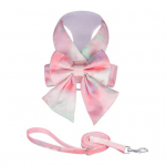 Lemmiklooma rihm kikilipsu gradientpinnaga riietus Hea vastupidavusega koerarihmad jalutusrihmad kutsikatarbed XS 1 roheline/roosa