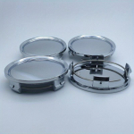 4tk auto modifitseeritud rummu keskkate 75MM V&auml;lisl&auml;bim&otilde;&otilde;t Rummu kate kaetud rattakate Mercedes Maybachi rattakeskuse logoga ratta kate