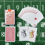 1tk M&auml;ngukaardid PVC pokkerid Plastikust Baccarat Texas Hold'em pokkerikaardid Lauam&auml;ngud Veekindel kantav kaardim&auml;ng Baralho pakk