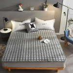 Piimane sametmadrats Pehme padi Kodu tatamimatt &Uuml;li&otilde;pilase &uuml;hiselamu Kokkupandav &Uuml;hekordne Kahekordne Voodi Magamispadi Queen King Suurus 1 tk 90x200cm