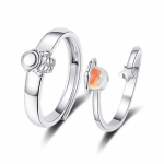 2 tk Paar Astronaut Planet S&otilde;rmus Paarid Aksessuaarid Kosmosemees Kuu S&otilde;rmus S&otilde;rmuse armastaja Meeste Naiste Ehted