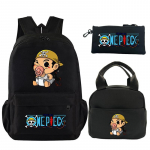 3 tk/komplekt Anime seljakott &uuml;hes t&uuml;kis tr&uuml;kitud raamatukott l&otilde;unakoti pliiatsitopsiga Teismeliste Laste T&uuml;drukute Poisi Koolikott Seljakott