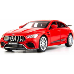 1/32 Benz AMG GT63 mudelauto sulamist valatud materjalist tagasit&otilde;mmatav m&auml;nguauto heli ja valgusega, ukse saab avada lastele m&otilde;eldud m&auml;nguauto kingituseks 1/32-Size:15.5*6.5*4.5cm punane