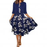 2 tk/komplekt Naiste mantli kleidikomplekt Poole varrukaga &uuml;hev&auml;rviline kardigan lilleprinteriga V-kaelusega varrukateta A-kujuline kleit pidulik pendeldamise stiilis naiste midikleidikomplekt XL