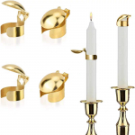 Candle Snuffer Automaatne tulekustutus Candle Snuffer tulekustuti Wick Flame Snuffer k&uuml;&uuml;nla ohutuks kustutamiseks kuld