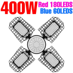 LED t&auml;isspektriga f&uuml;tolamp UV taimekasvatuse lambipirn H&uuml;dropooniline f&uuml;tolamp siseruumides lilleseemnetega LED kasvuvalgustid 200W 300W 400W E27-E26&Two Years Warranty