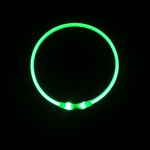Led-koera kaelarihm helendav USB-kassi koera kaelarihm 3 režiimi LED-valgus helendava kadumise v&auml;ltimise LED-kaelarihm koertele Lemmikloomakoerte tarvikud M(50CM)