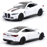 5-tolline metallist autosimulatsioon, peen survevalu ja m&auml;nguasjas&otilde;iduk BMW M4 CSL kupee RMZ city 1:36 sulamist mudelikingitused lastele