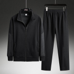 Vabaaja &uuml;likond Meeste kevad- ja s&uuml;giskost&uuml;&uuml;m isa &uuml;likond keskealistele ja eakatele kampsun &uuml;likond Spordir&otilde;ivad jakk Suures suuruses XXXXXL must