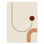 Abstract Geometry Line P&otilde;hjamaade plakatid ja v&auml;ljatr&uuml;kid Seinakunst L&otilde;uend Maalimine Seinapildid elutoa sisekujunduseks 21x30cm No Framed