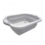 Suur kokkupandav l&otilde;ikelaud Grill Caddy Tub 2-in-1 K&ouml;&ouml;gi ettevalmistusjaam koos kurna kaanega Ruumis&auml;&auml;stlik k&ouml;&ouml;giviljade pesukorv grillpikniku jaoks hall