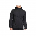 Nike Vabaaja kapuutsiga jakk Meeste &Uuml;ler&otilde;ivad Must FB7541-010 S