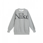 Nike T&auml;hekiri &Uuml;mmarguse kaelusega dressipluus Naiste Topid Hall FN3655-063 S